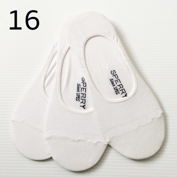 3 PAIRS Sperry Men's No Show Liner One Size - Picture 5 of 5